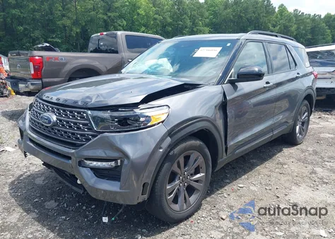 2022 Ford Explorer Xlt из США, поврежденный, VIN 1FMSK7DH7NGB12722